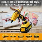 Cordless Hot Melt Glue Gun For Dewalt 20v Max Battery For Crafts   Tools Diy