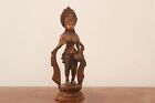 Lakshmi Statue Vintage Brass Sculpture Antique Hindu Goddess Parvati Idol Temple