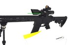 Sniper 2 5-10x40 Combo Rifle Scope Red green Mil-dot Illuminated Green Laser U s