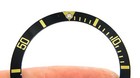 Genuine Rolex Submariner 16803 16613 16618 Black   Gold Watch Bezel Insert