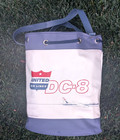 Excellent United Air Lines Vintage 1950 s Stewardess s Dc-8 Vinyl Flight Bag