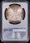 1878-cc Morgan Silver Dollar  1 Ngc Ms63 - Frosty W  Toning 