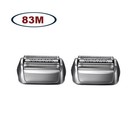2 Pack For Braun Series 8 83m Electric Shaver Head Replacement Cassette  Silver