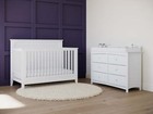 Solstice 5-in-1 Convertible Baby Crib  White