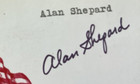 Alan Shepard Autographed Signed Card 1st Astronaut Apollo 14 Moon Landing