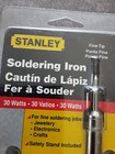 Stanley Soldering Iron Fine Tip 30 Watts S130 New In Package