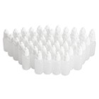 50ml Squeezable Dropper Bottles - 50 Pack Plastic Eye Liquid Containers With Cap