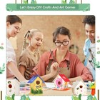 Ilhsty 6 Pack Diy Bird Houses Kits For Kids Crafts Wood House Decorate Build Art