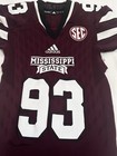 2015 Mississippi State Bulldogs Game Used Game Worn Adidas Large Football Jersey