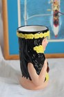 Hula Girl Tiki Mug 6  Tall Kc Co  Ltd Hawaii  tiki Bar Cocktail