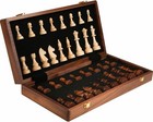 15   Walnut Chess Set With Storage Board For Adults   Children  2 Players