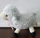 Dan Dee Collectors Choice Sheep Lamb Plush Blue Cream 8  Easter Spring Curly Fur