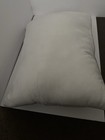 Standard White Rectangular Bed Pillow  Solid plain Pattern  Adults Bedroom
