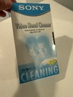 Sony Vhs s-vhs Video Head Cleaner Cassette Tape Limpador De Cabezas Sealed New