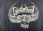 Vintage Girlschool Punk Rock Music Band Tshirt Rare Htf Excellent Cond Large