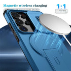 For Samsung Galaxy S26 Ultra S25fe S24 Shockproof Mag Safe Stand Slide Lens Case