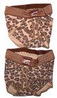 Capezio Footundeez Foot Underwear Leopard Animal Print Turns New Nib Adult Xxl
