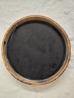 Vtg  Stoneware Pottery Tree Mirror  Judy Walsh  1979  Big Oaks Pottery 