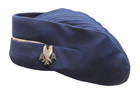 1950 s-60 s American Airlines Stewardess Pill Box Hat With Aa Badge Mae Hanauer