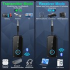 Premium Pro Bluetooth 5 4 Transmitter Receiver airplane Audio Adapter  Wireless