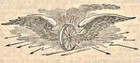 Rare Retro Vintage Wild 1940 s Winged Wheel Pin Brooch With Rhinestone Accents