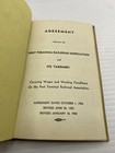 1958 Port Terminal Railroad Rr Railway   Yardmen Agreement Working Conditions