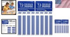 Pack White Rubber Pencil Erasers Smudge Resistant Classroom Office Set