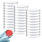 30pack 90 X 15mm Plastic Petri Dishes culture Dishes With Lids For  laborator   