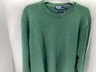 Polo By Ralph Lauren Sweater Mens Xl Green Pullover Long Sleeve Crew Neck Logo