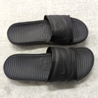 Nike Benassi Solarsoft Slides Mens 10 Slip On Sandals Comfort Black 431884-001