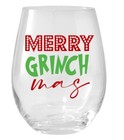 New Grinchmas  Holiday Wine Glass Set Of 3
