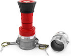 Fire Hose Nozzle  2  Heavy Duty Npsh npt Fire Equipment Constant Flow Fog Nozzle