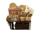 Baby Boy Bear Themed Gift Basket  Baby Shower Newborn   Mom Essentials Present