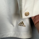 Vintage Adidas White Gold Logo L sl Top Y2k Minimalist Athleisure Luxe Rare Lg