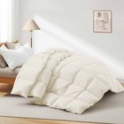 Silent Oversize Down Comforter Moisture-wicking Cozy   King Or Queen Bed Blanket