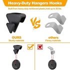 100pcs Clothes Hangers Space Saving Closet Organizers Heavy Duty Hanger Extender