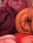 Fall Spice Color Mix Top Roving Spinning Felting Merino Wool 10 Oz Bag