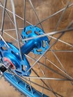 Blue 20  Old School Bmx Alloy  Free Wheel Rims With Jelly Bean Hubs