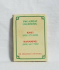 Vintage Matchbook Viva La Familia Restaurant Matchbox Maui Hawaii Advertising
