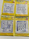 Vintage Baby Infant Aunt Martha S Embroidery Craft Pattern Hot Iron Transfer X 6