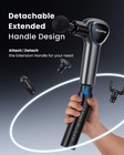 Renpho Reach Mini Massage Gun With Extension Handle  Auto Speed Mode  Black  New