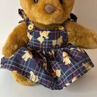 Build A Bear Workshop Girl Vintage 90s Teddy Bear Classic Scarf Outfit Plush