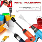 1pc Epoxy Resin Mixer Paddle Drill Attachment Stirrer  Drill Chuck - New