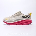 Hoka Women s Clifton 9 Shoe Running Sneaker Eggnog   Blanc De Blanc