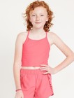 Old Navy Kid Youth Girls Powersoft Longline Sports Bra Pink Size S M L Xl Xxl