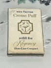 Vintage  Max Factor Hollywood Regency Creme Puff Refill  Bronze Compact Powder
