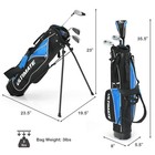 Officejoy Kids Golf Clubs Complete Set 3 Fairway Wood 7 9 Irons Putter Right