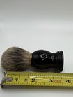 Silvertip Badger Hair Shave Brush Black Acrylic Handle