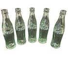 Lot Of 5 Vintage  Coca-cola Coke Miniature Glass Bottles 3   