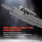Hl-x Flashlight Rail Mount Candela Tactical Weaponlight 1000 Lumens 88066 Black